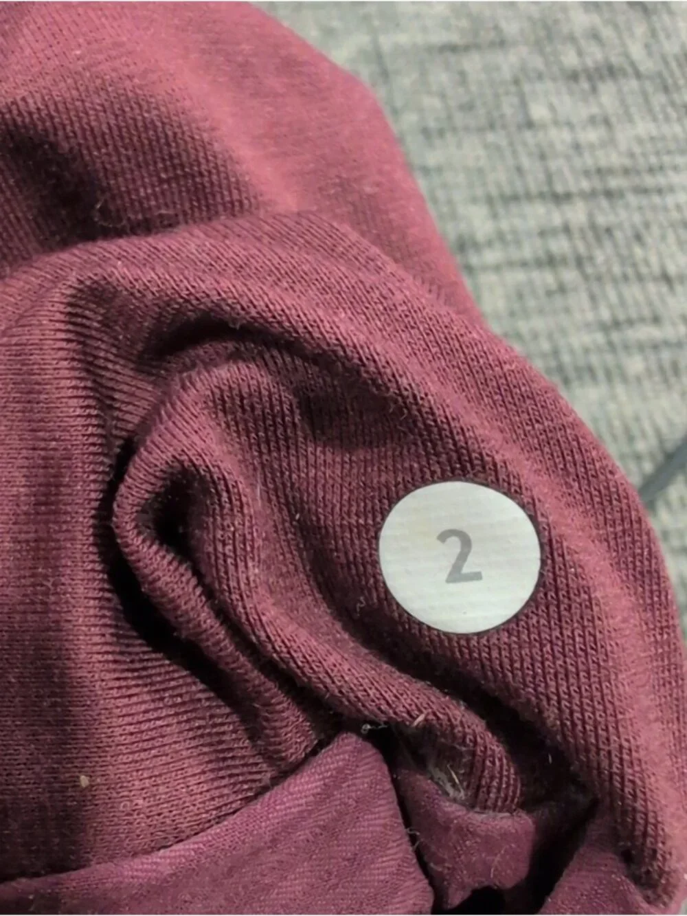 Lululemon In Flux Crop Red Grape